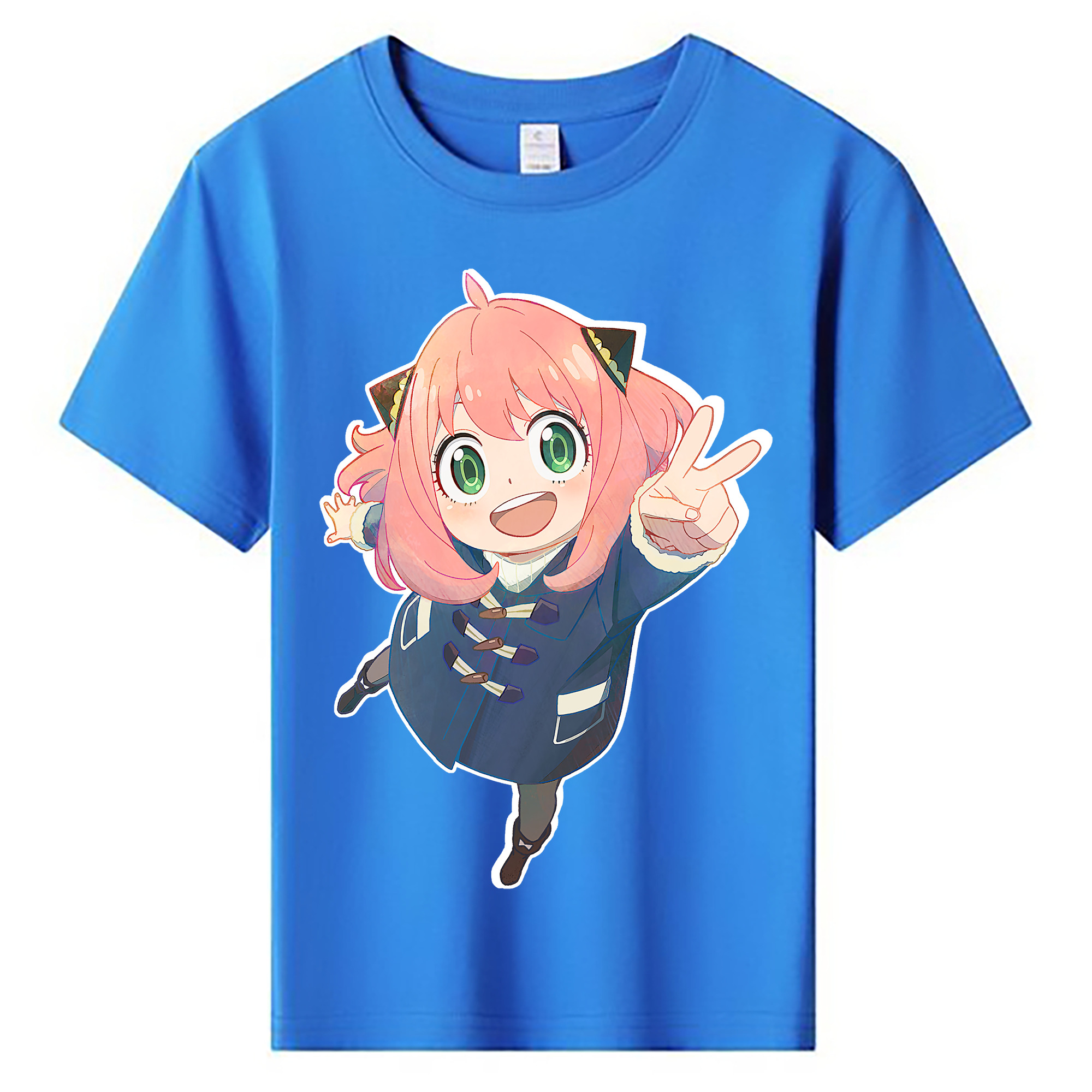 （画像用） SPY×FAMILY间谍家家酒 綿100％キッズTシャツ（フロントプリント）